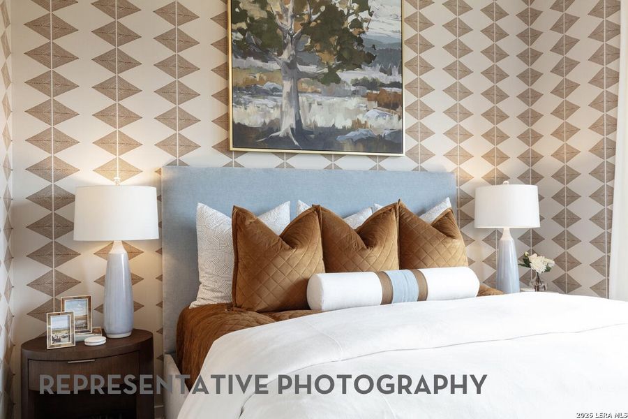 Furnished interior view inside a new home in Davis Ranch, San Antonio (Image 18).