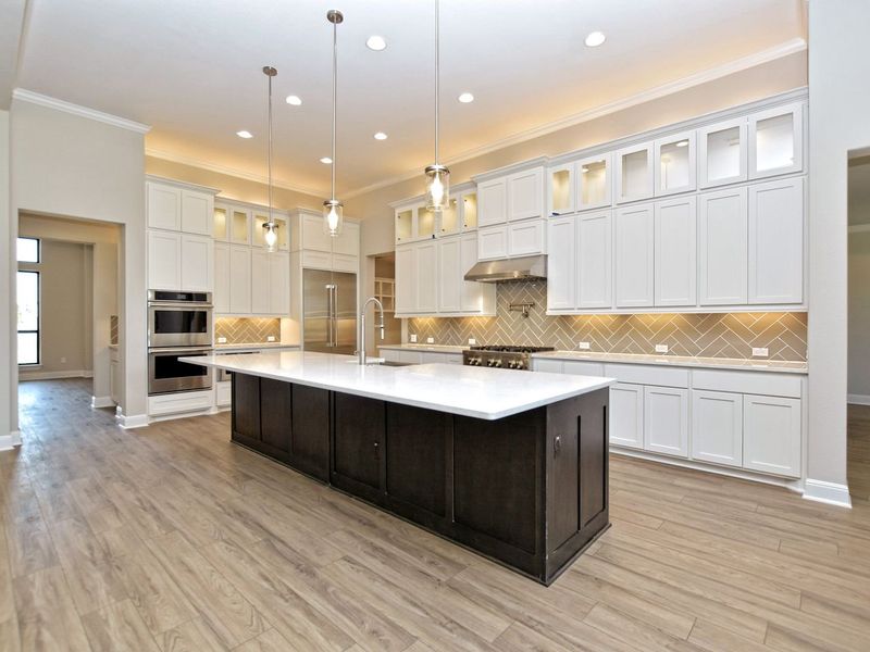 Representative furnished interior of a home built from the Avalon by Giddens Homes in Scofield Farms Estates, Georgetown (Image 96).