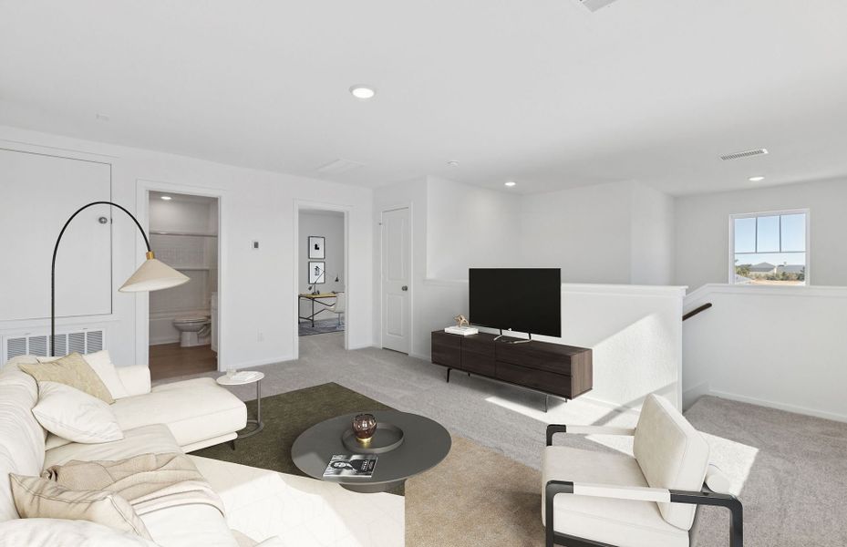 Furnished interior view inside a new home in Montgomery Bend, Montgomery (Image 15).