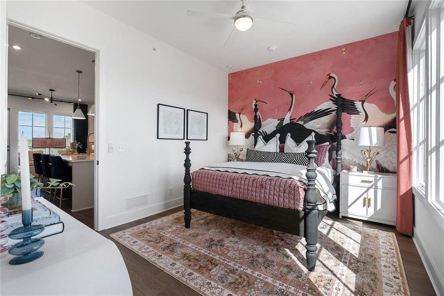 Furnished interior view inside a new home in , Atlanta (Image 13).