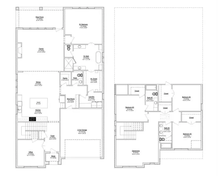 2D floor plan layout of this home in , Aledo, TX (Image 4). 2D floor plan layout of this home in , Aledo, TX (Image 4).