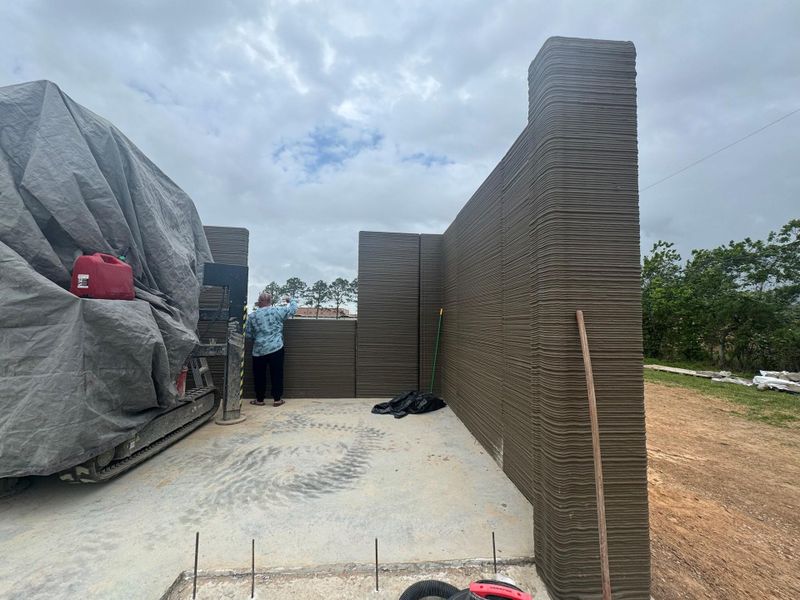 In-progress construction of a new home in , San Leon, TX (Image 5).
