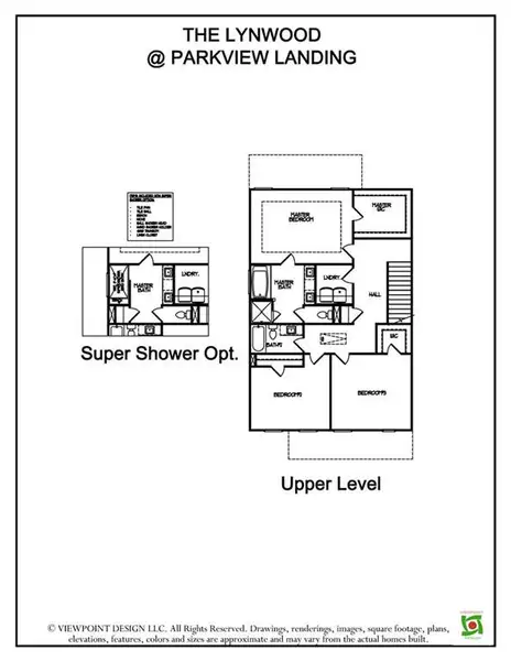 2D floor plan layout of this home in , Buford, GA (Image 8).