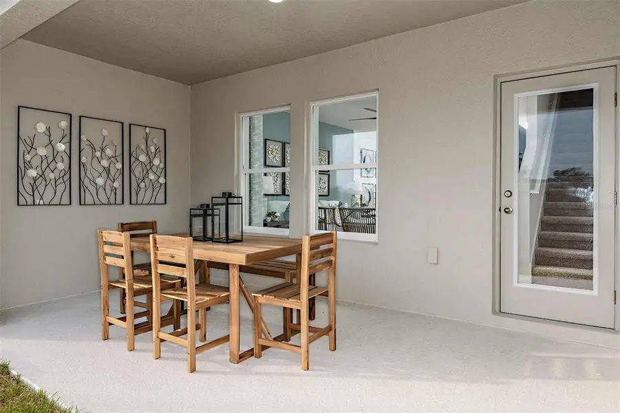 Exterior details and patio area of a home in , Haines City (Image 2). Exterior details and patio area of a home in , Haines City (Image 2).