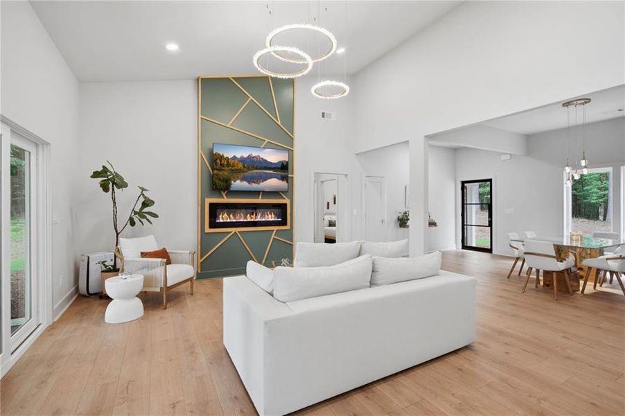 Furnished interior view inside a new home in , Eatonton (Image 20).
