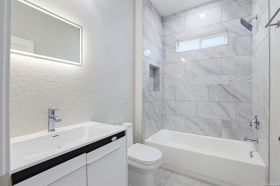 Furnished interior view inside a new home in , Spring Branch (Image 10).