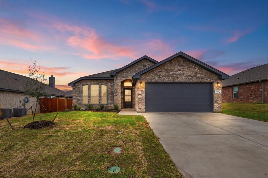 Representative exterior photo of a completed home built from the Hanover by Cheldan Homes in Craftsmen's Corner, Cleburne, TX (Image 19).