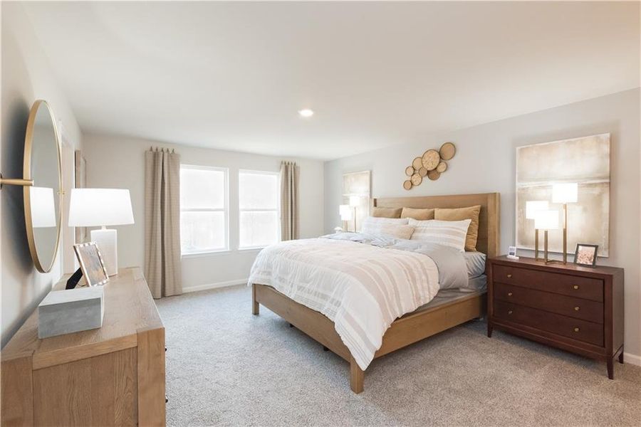 Furnished interior view inside a new home in , Braselton (Image 4).