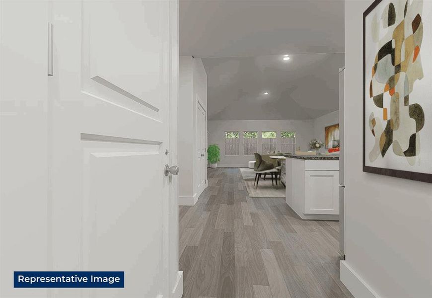 Furnished interior view inside a new home in Las Lomas, Forney (Image 8).