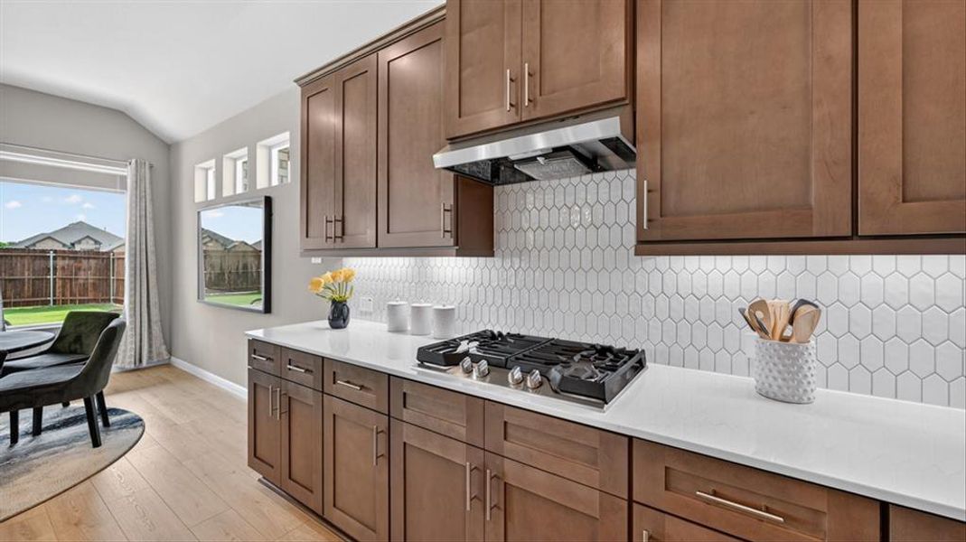 Furnished interior view inside a new home in Lakeview Pointe, Grand Prairie (Image 10).