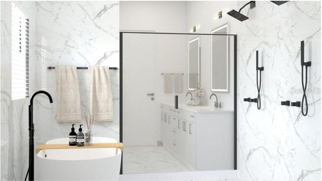 Furnished interior view inside a new home in , North Port (Image 19). Furnished interior view inside a new home in , North Port (Image 19).