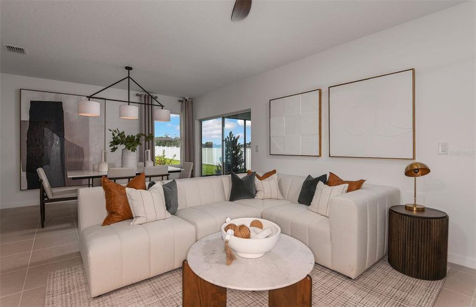 Furnished interior view inside a new home in Hawthorne Ranch, Lakeland (Image 15).