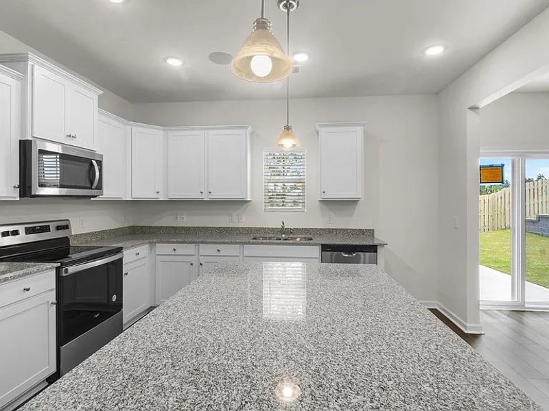 Furnished interior view inside a new home in Providence Station at Trolley Run, Aiken (Image 5).