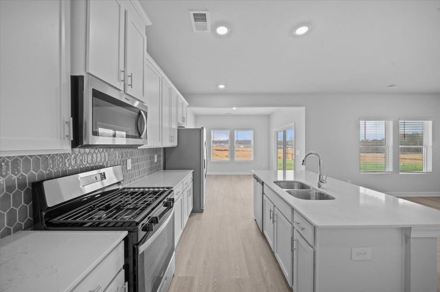 Furnished interior view inside a new home in Cedar Shoals – Heritage Collection, Piedmont (Image 6).