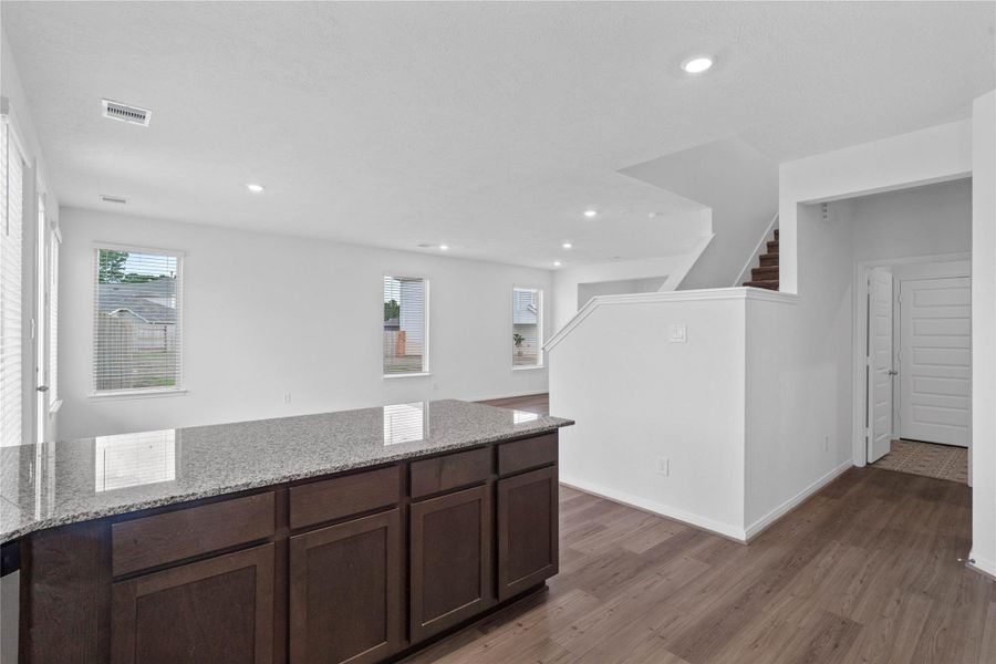 Furnished interior view inside a new home in Oakwood Trails, Tomball (Image 13).