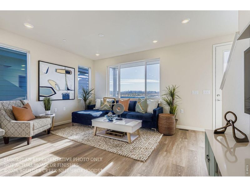Furnished interior view inside a new home in Baseline, Broomfield (Image 11).