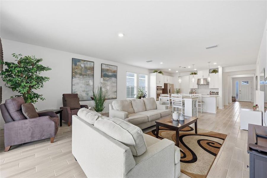 Furnished interior view inside a new home in Westview Community Group Page, Kissimmee (Image 5).