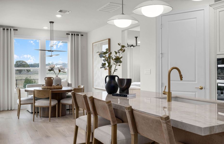 Representative furnished interior of a home built from the Mystique by Del Webb in Del Webb Austin at Lost Pines, Bastrop (Image 70).