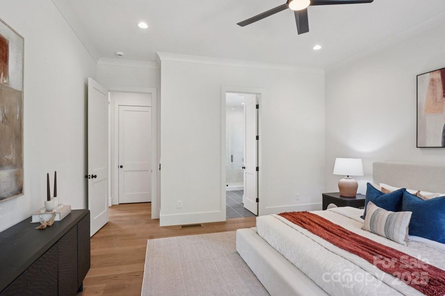 Furnished interior view inside a new home in , Huntersville (Image 37).