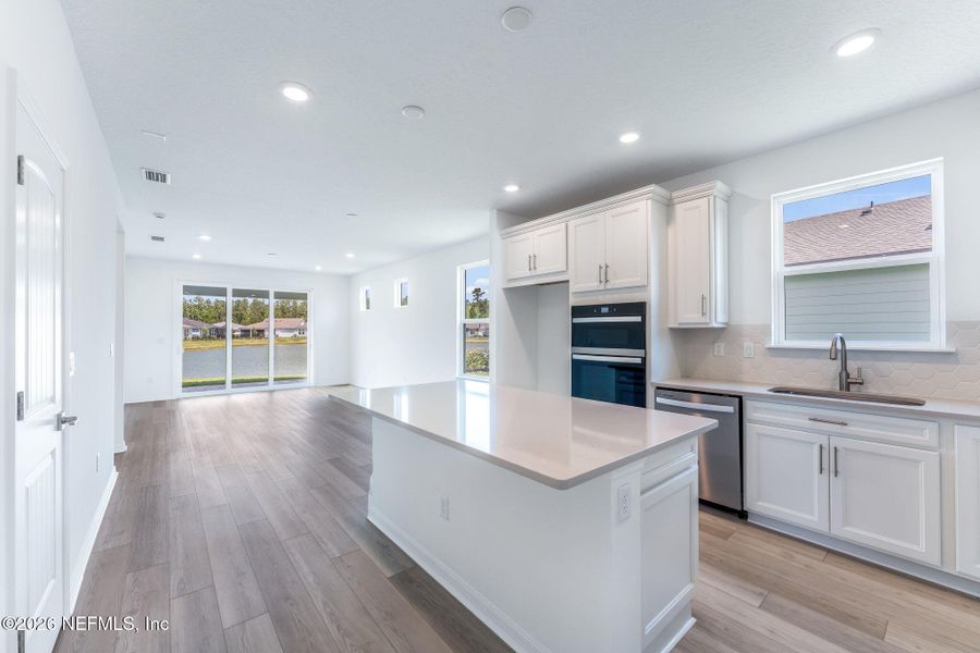 Furnished interior view inside a new home in Del Webb Wildlight, Wildlight (Image 13).