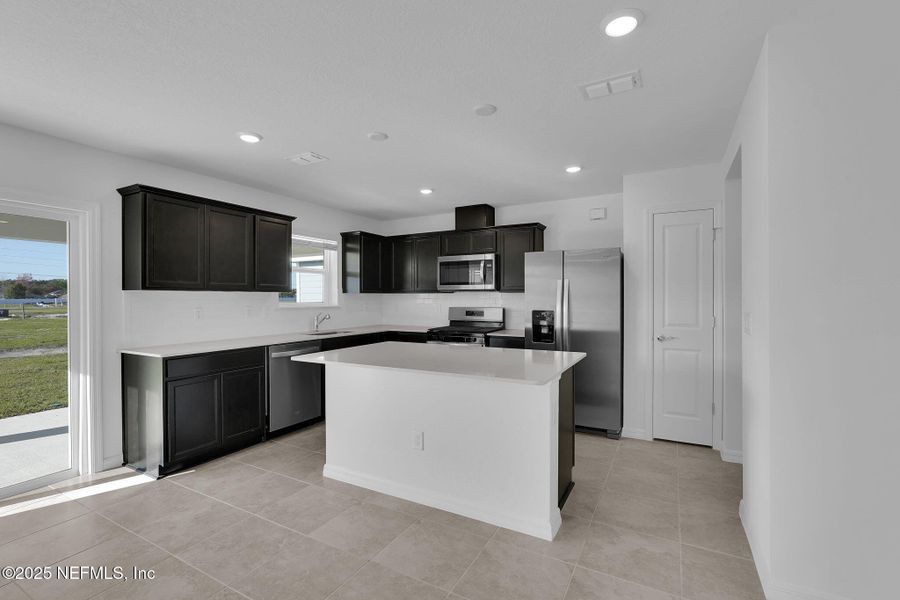 Furnished interior view inside a new home in Wells Landing, Jacksonville (Image 11).