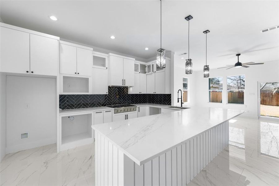 Furnished interior view inside a new home in , Dallas (Image 6).