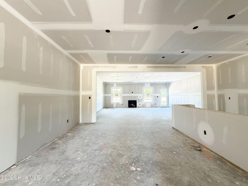 In-progress construction of a new home in Wood Creek Landing, Leland, NC (Image 33). In-progress construction of a new home in Wood Creek Landing, Leland, NC (Image 33).