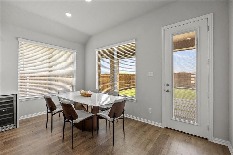 Furnished interior view inside a new home in , Fate (Image 8).