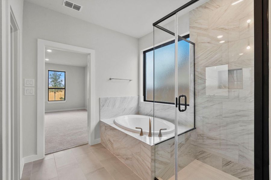 Furnished interior view inside a new home in Bridgeland 45', 50', 70', Cypress (Image 10).