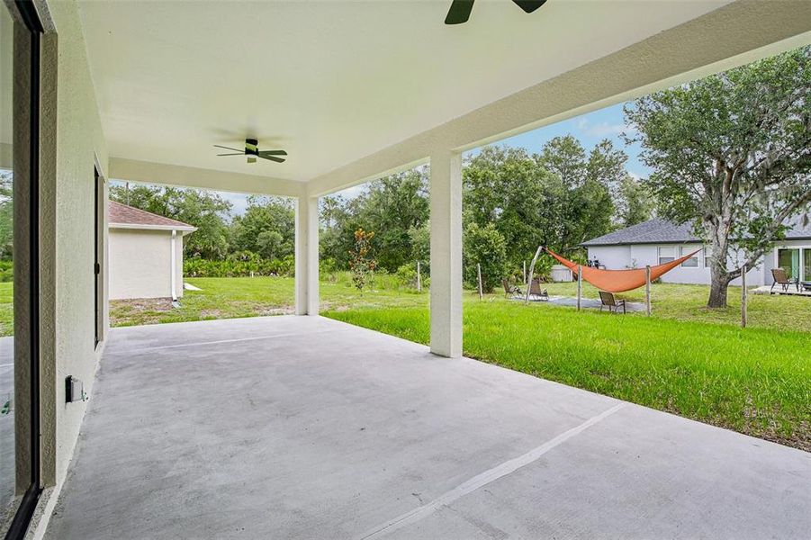 Exterior details and patio area of a home in , North Port (Image 25).