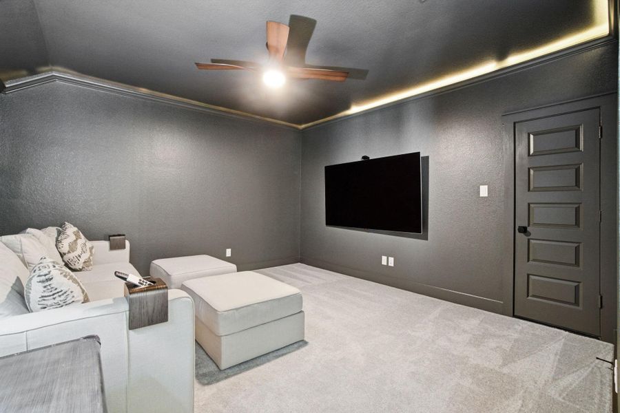 Furnished interior view inside a new home in Woodforest - Kingsley Square 50' Homesites, Montgomery (Image 28).