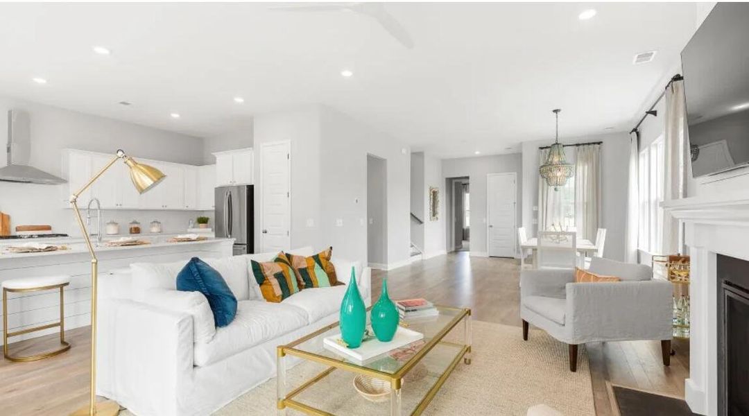 Furnished interior view inside a new home in Carnes Crossroads, Summerville (Image 8).