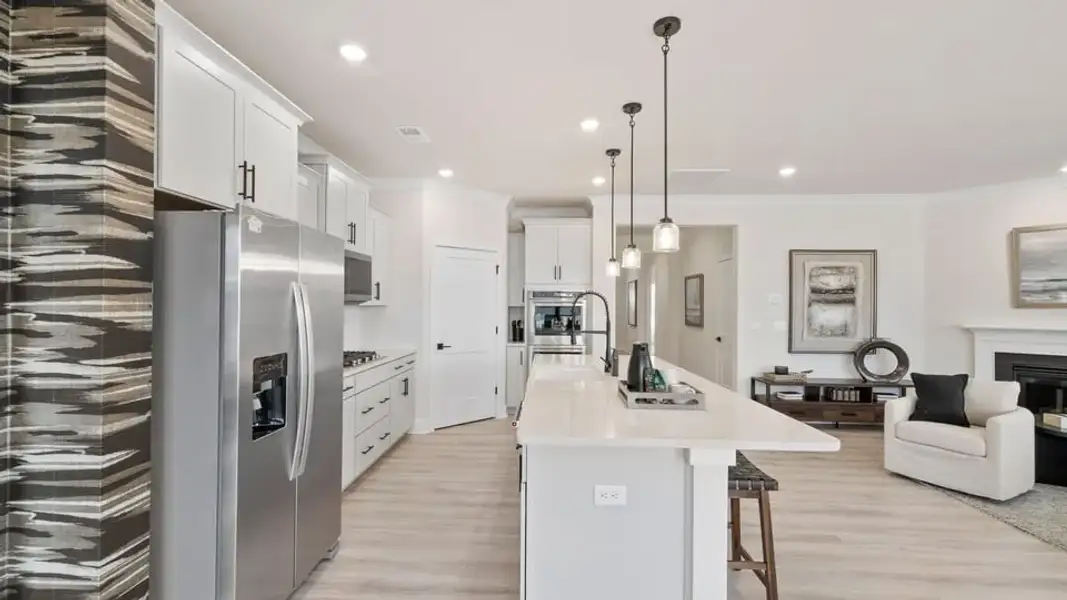 Furnished interior view inside a new home in Cottonwood Ridge, Piedmont (Image 25).
