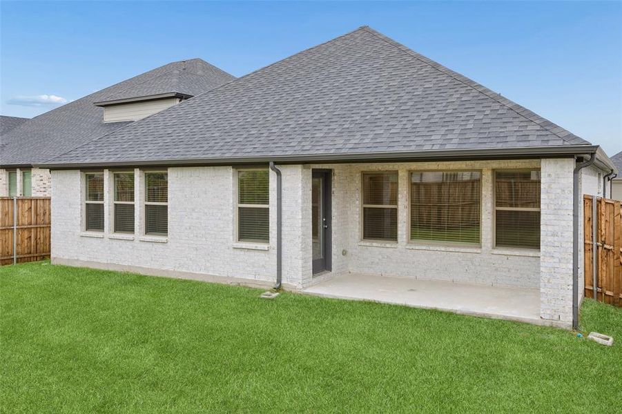 Exterior details and patio area of a home in , Lavon (Image 26).