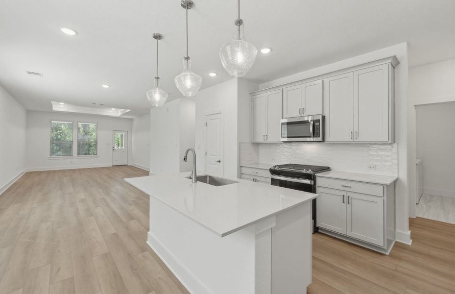 Furnished interior view inside a new home in Saddleback at Santa Rita Ranch, Liberty Hill (Image 10).