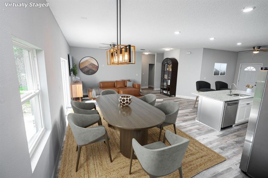 Furnished interior view inside a new home in , Lake Wales (Image 5).