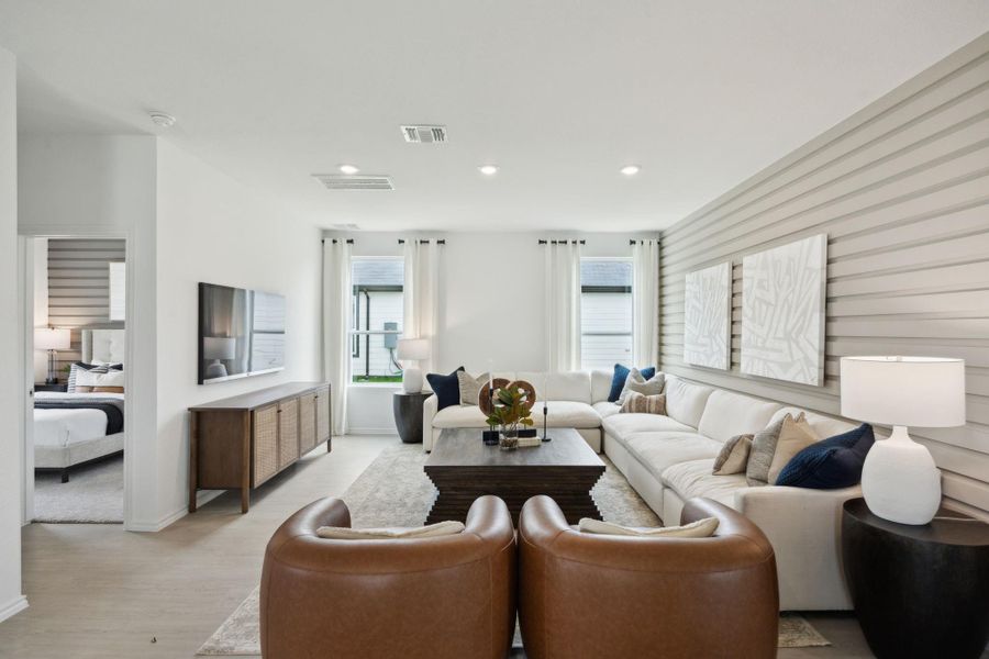 Furnished interior view inside a new home in Windcress, Cove (Image 4).