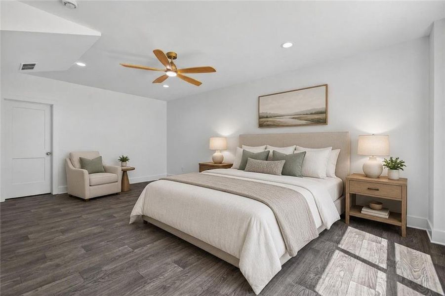 Furnished interior view inside a new home in , Rockmart (Image 7).