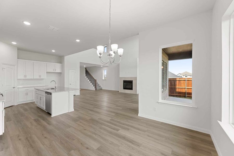 Representative furnished interior of a home built from the Walton by UnionMain Homes in Elevon, Lavon (Image 8). Representative furnished interior of a home built from the Walton by UnionMain Homes in Elevon, Lavon (Image 8).