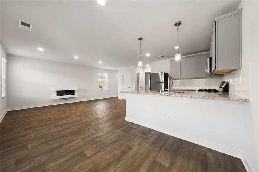 Furnished interior view inside a new home in Crossvine Village, LaGrange (Image 11). Furnished interior view inside a new home in Crossvine Village, LaGrange (Image 11).