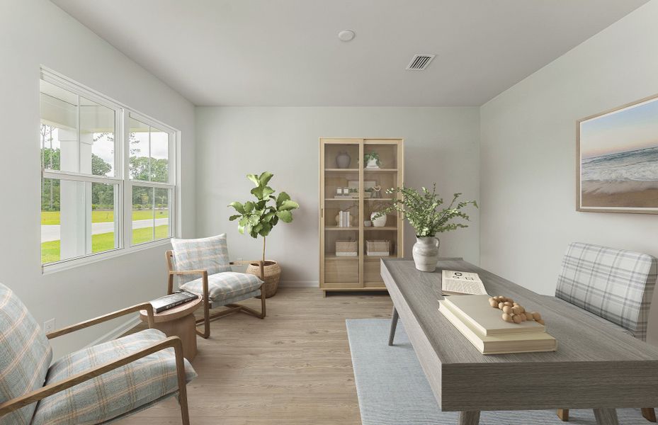 Furnished interior view inside a new home in Salem Bay, Beaufort (Image 8).