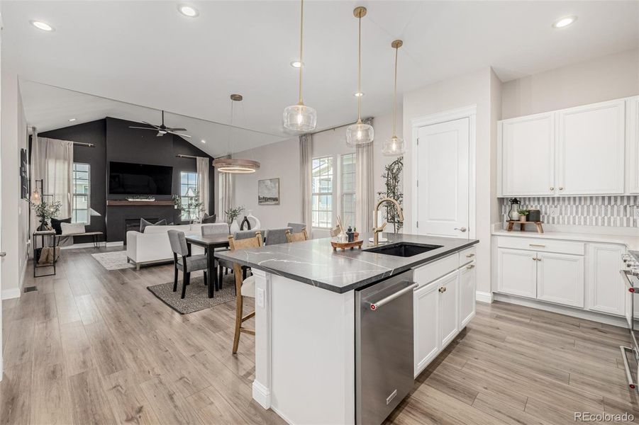 Furnished interior view inside a new home in Westerly, Erie (Image 11).