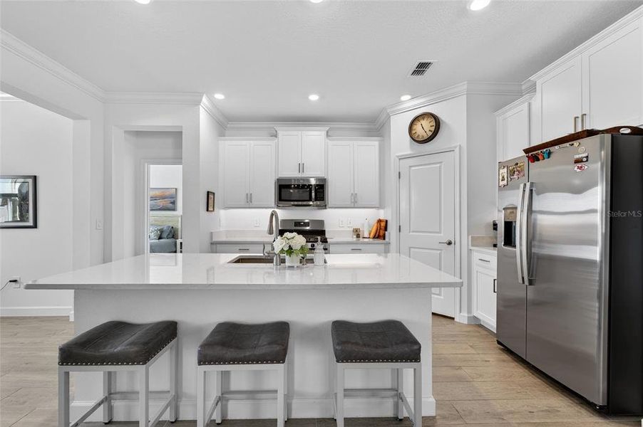 Furnished interior view inside a new home in Southshore Bay Active Adult, Wimauma (Image 10).