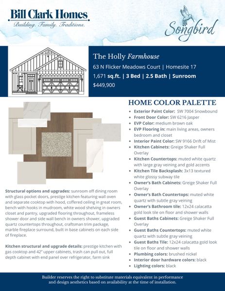 2D floor plan layout of this home in Songbird, Hampstead, NC (Image 6). 2D floor plan layout of this home in Songbird, Hampstead, NC (Image 6).
