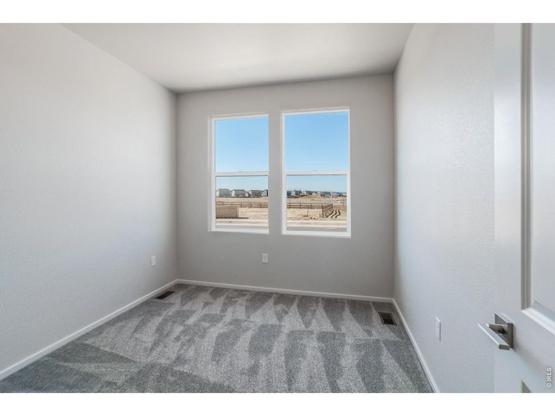 Spacious, unfurnished interior of a new home in Prairie Song Story Collection - Single Family Homes, Windsor (Image 37).