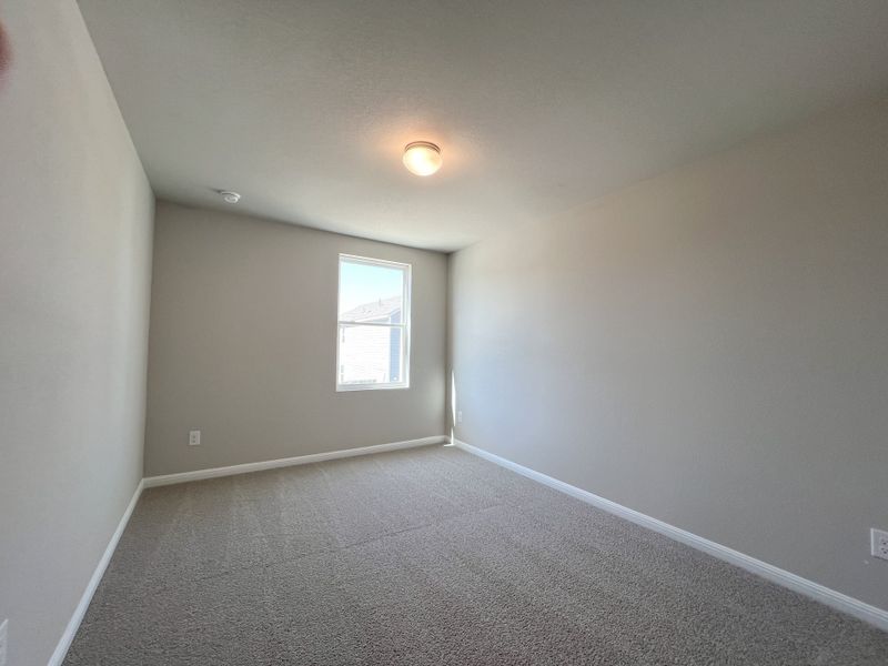 Representative unfurnished interior of a home built from the The Laura Belle Wallace II by Bigelow Homes in Creekside, Kyle (Image 14). Representative unfurnished interior of a home built from the The Laura Belle Wallace II by Bigelow Homes in Creekside, Kyle (Image 14).