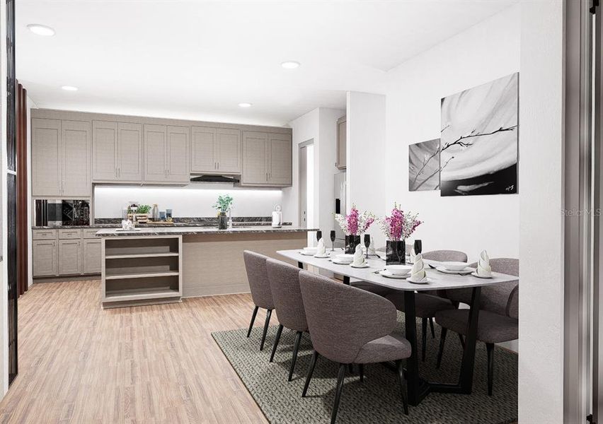 Furnished interior view inside a new home in , Tampa (Image 6).