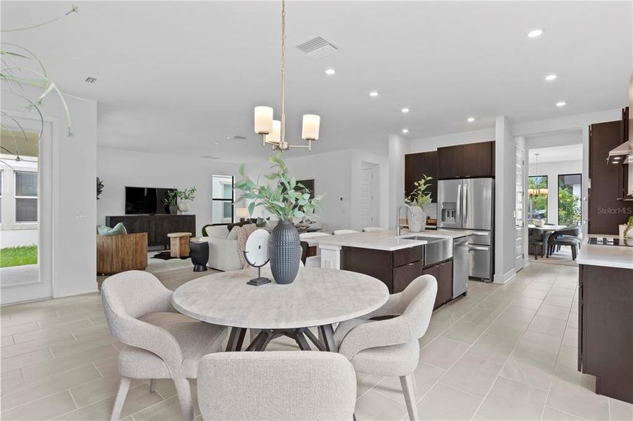 Furnished interior view inside a new home in , Tampa (Image 18).