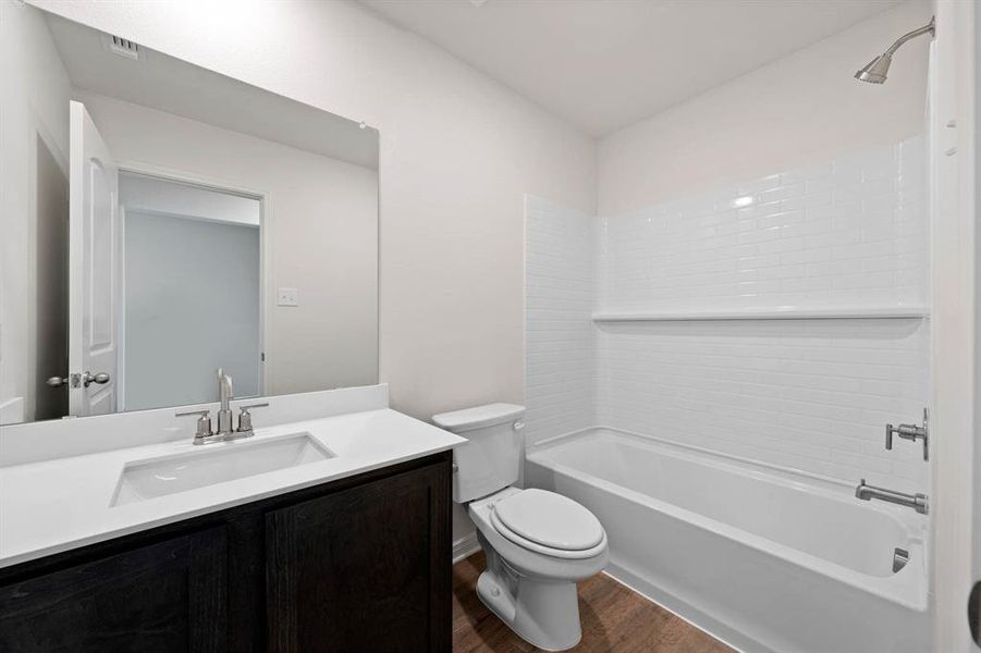 Furnished interior view inside a new home in Cresson Estates, Cresson (Image 3).