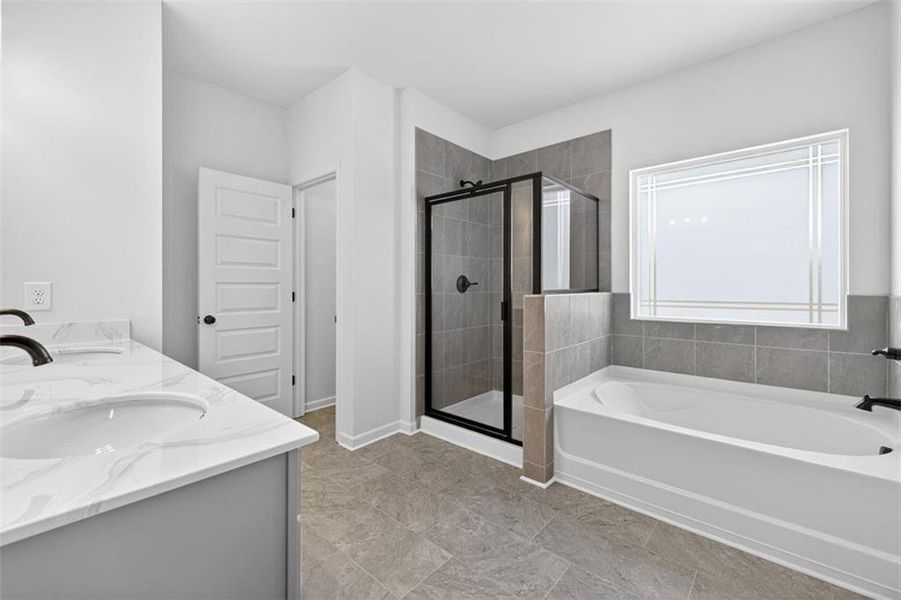 Furnished interior view inside a new home in Garrett Preserve, Douglasville (Image 8).